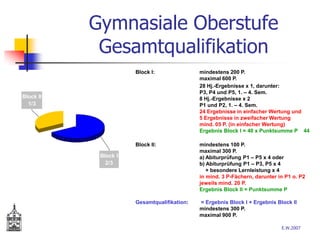 Gymnasialeoberstufe