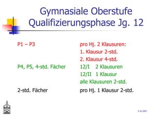 Gymnasialeoberstufe