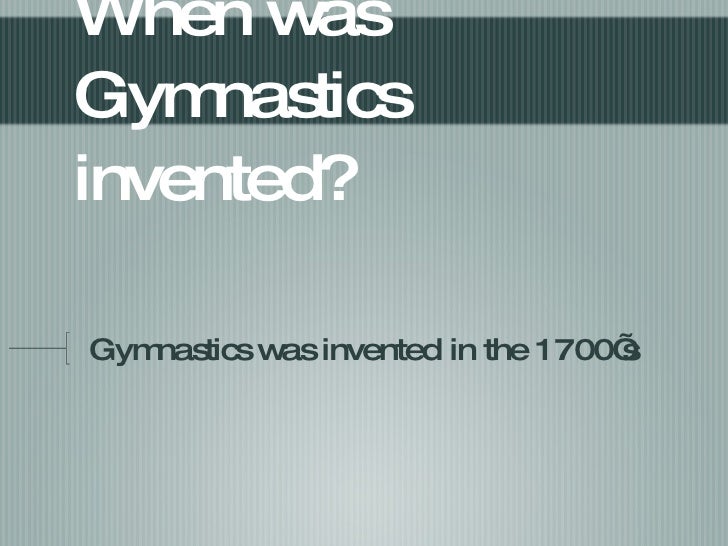 Gymnastics