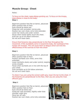 Gym Notes | DOC