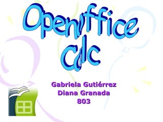 Gabriela Gutiérrez
 Diana Granada
       803
 