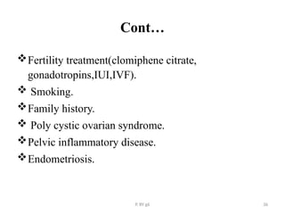 gynacological tumor.pptx for nursing students | PPTX
