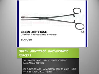 Gynaecological instruments | PPTX