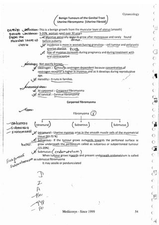 Gynaecology High Yield notes - For revision. .pdf | Mental Health ...