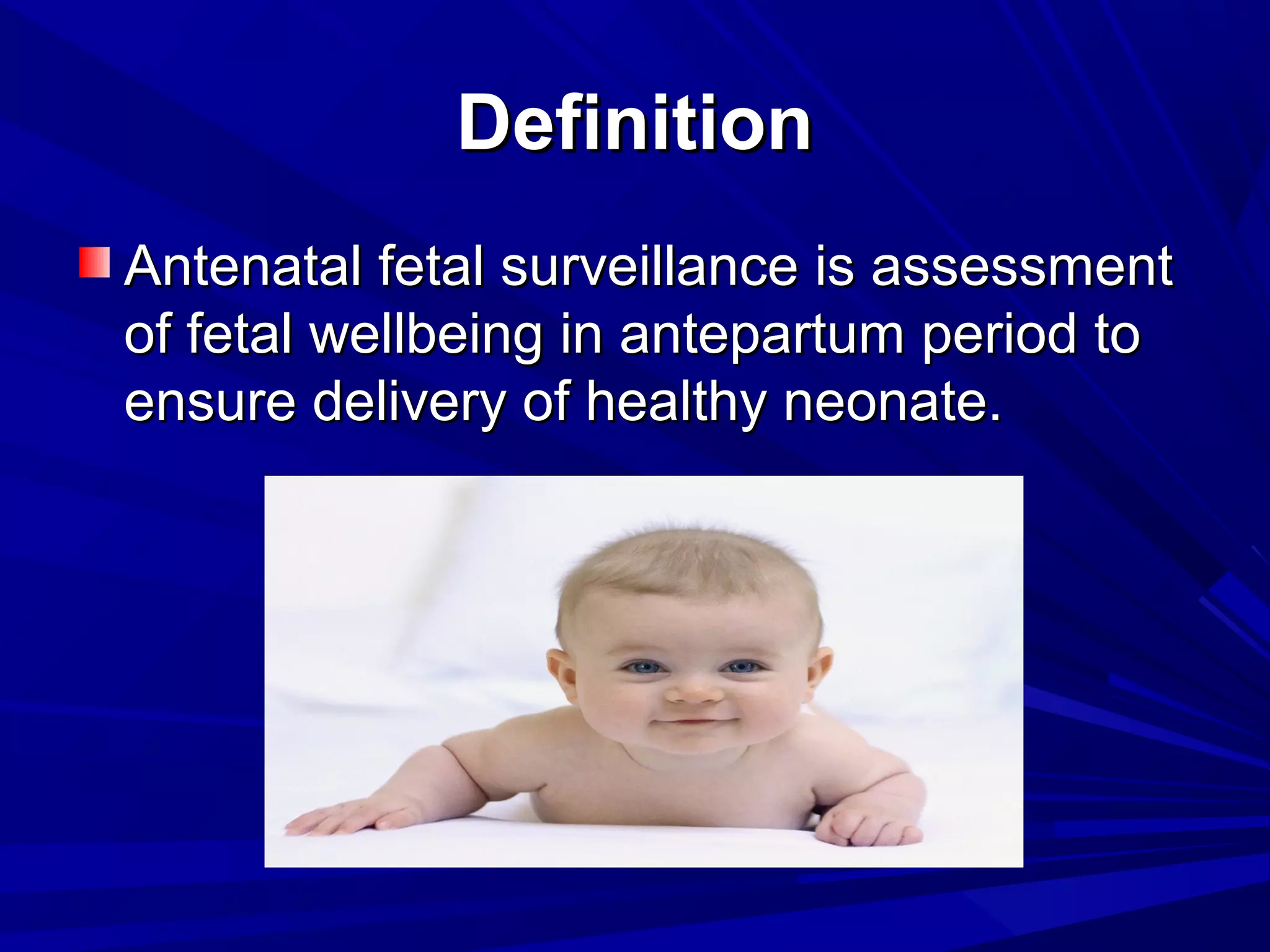 antenatal fetal surveillance | PPT