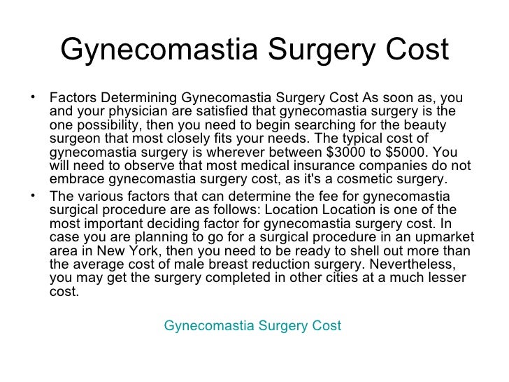 Surgery Cost