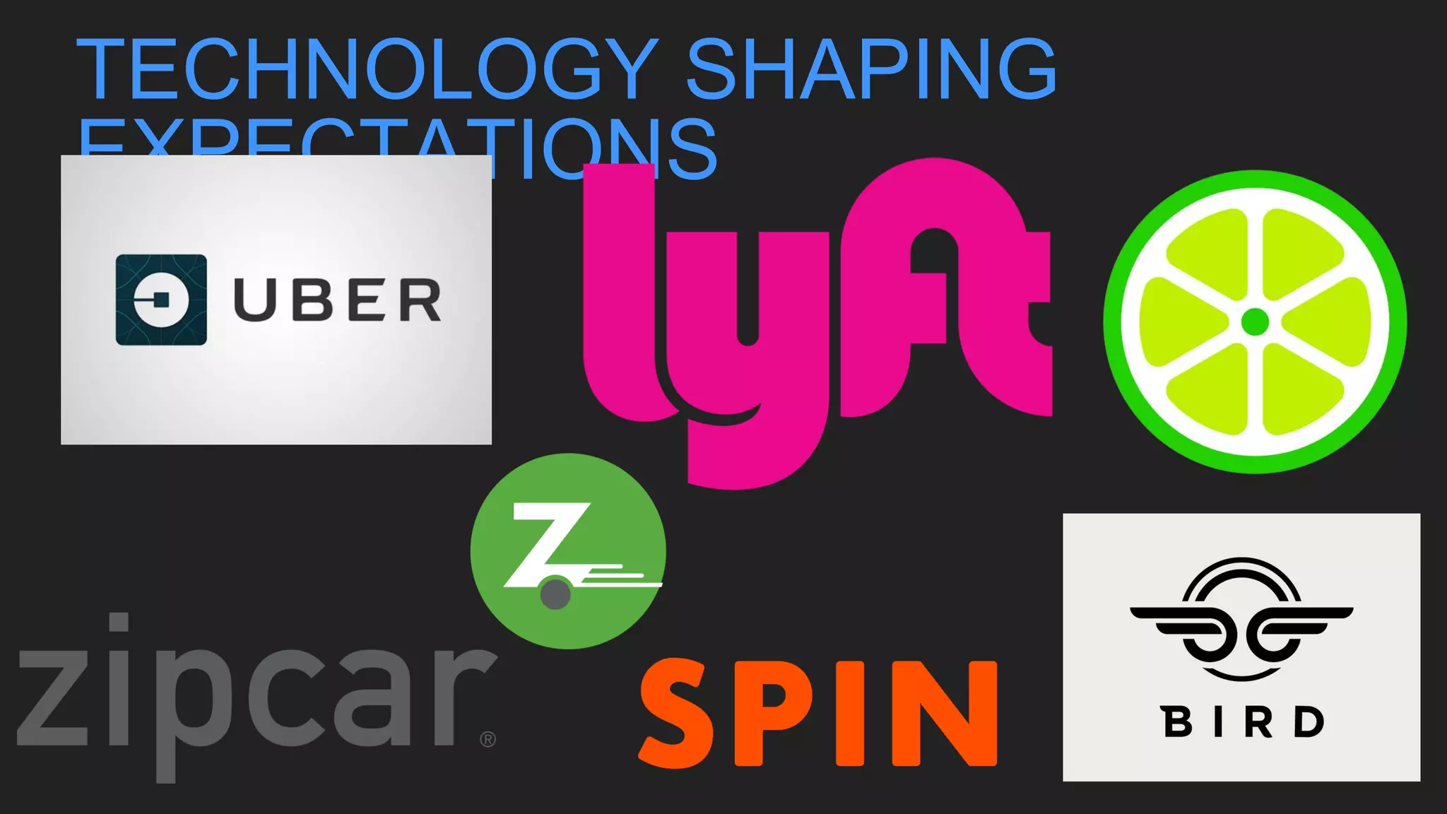 TECHNOLOGY SHAPING
EXPECTATIONS
 