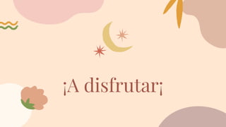 ¡A disfrutar¡
 