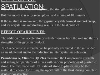 Gypsum and gypsum products | PPTX
