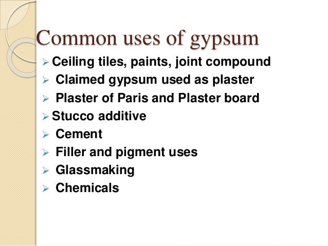 Gypsum and rubber use in building construction