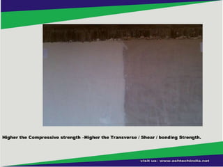 Higher the Compressive strength –Higher the Transverse / Shear / bonding Strength.

 