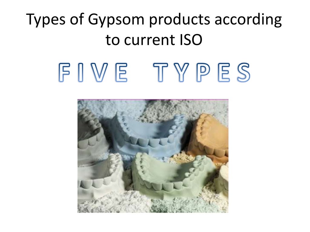 Gypsum products