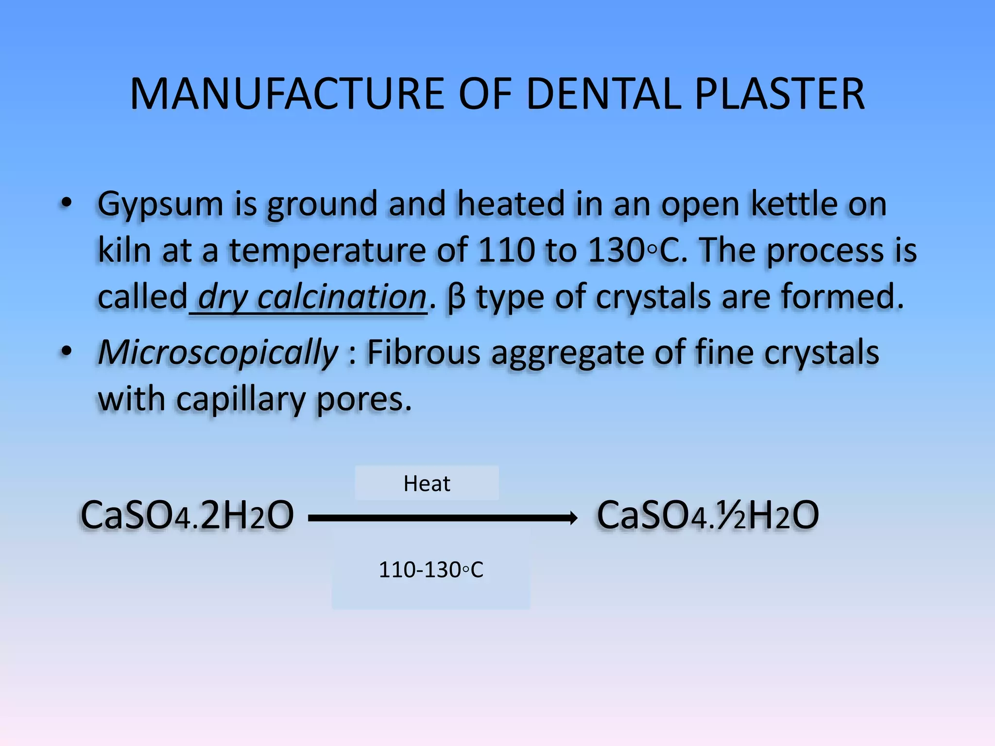 Gypsum products | PPTX