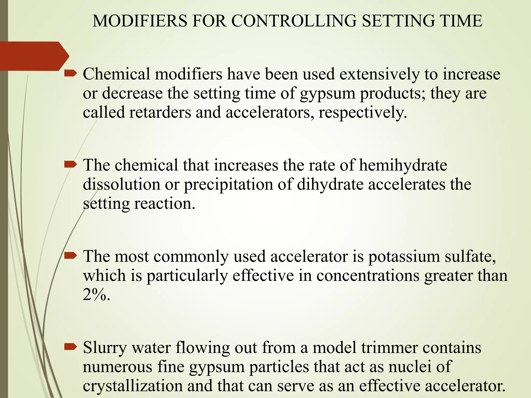 Gypsum products | PPTX