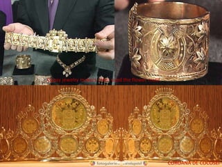 Gypsy jewelry makers often used the flower motif. COROANA DE COCOSEI 