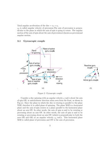 Mechanics of Machines (Gyroscopes) as per MGU syllabus | PDF