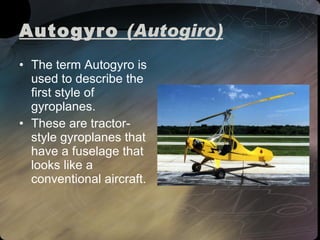 Autogyro Explained Gyrocopter An Introduction | PPT