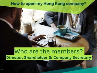 Guide to my first hong kong limited company | AsiaBC Slide 22
