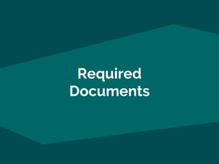 Required
Documents
 