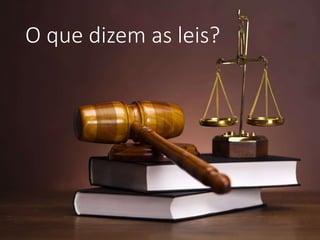O que dizem as leis?
 