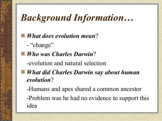 H evolution Honors Final H evolution honors final