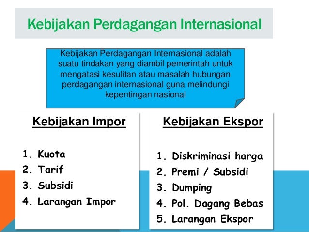 H O Perdagangan Internasional