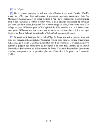Lovecraft - œuvres