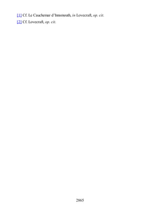 Lovecraft - œuvres