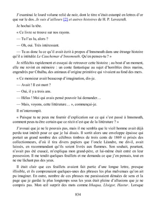 Lovecraft - œuvres