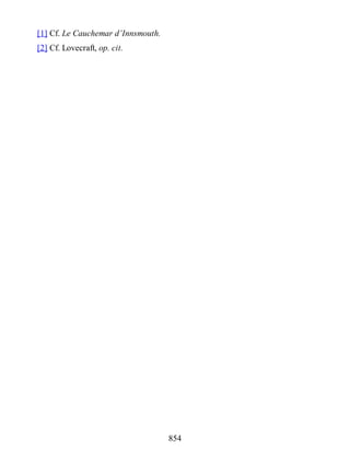 Lovecraft - œuvres