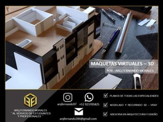 MAQUETAS VIRTUALES - 3D 