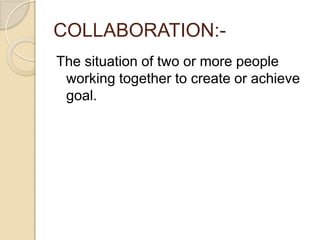 TRAINING/SUPERVISION COLLABORATION WITH OTHER FUNCTIONARIES IN ...