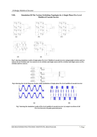 H bridge multilevel inverter organized | PDF