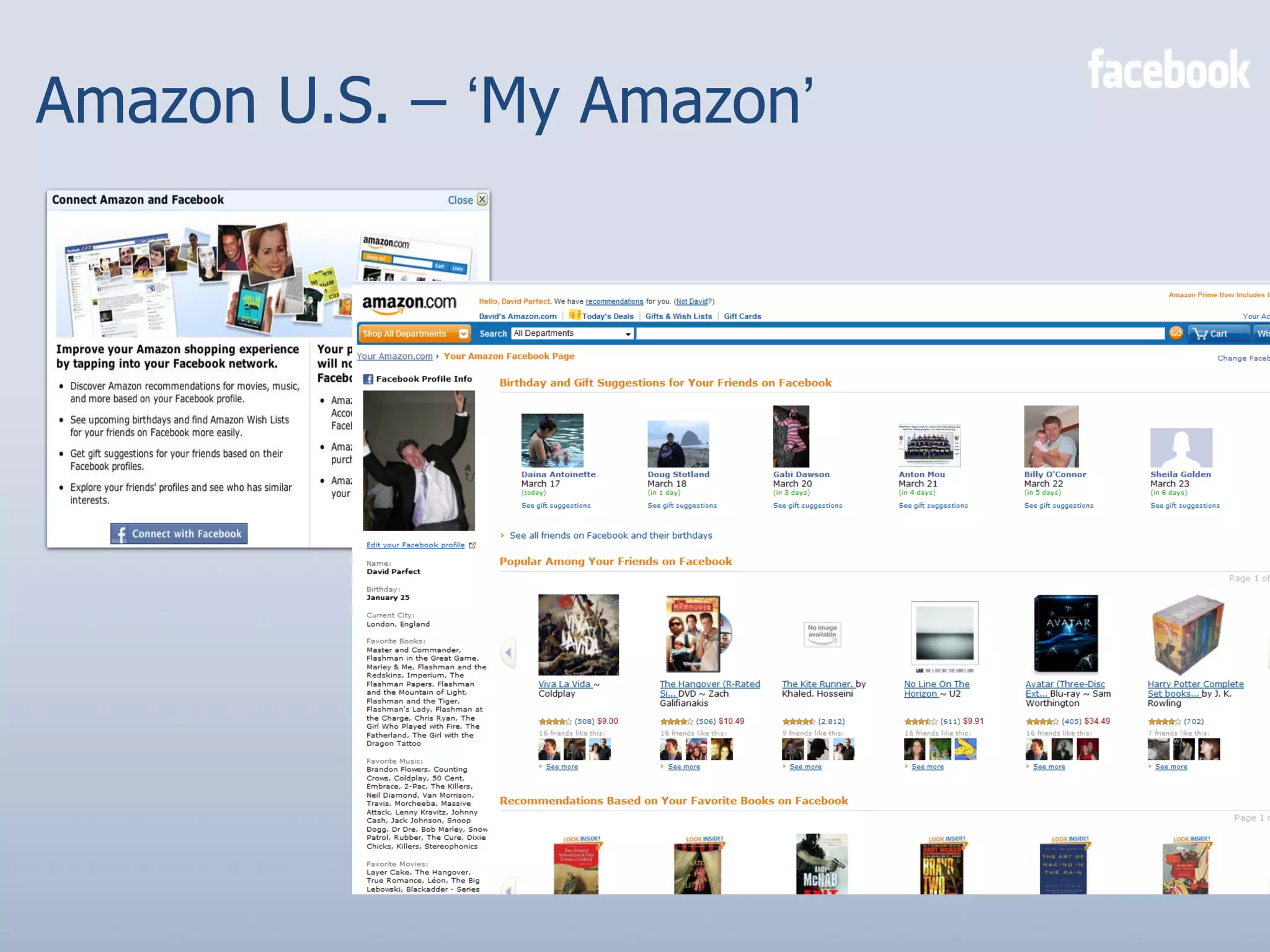 Amazon U.S. – ‘My Amazon’
 