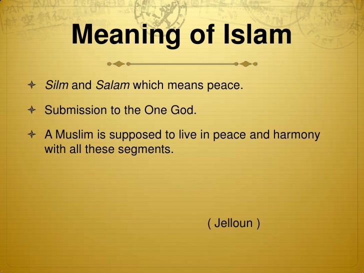Presentation Islam Presentation Islam