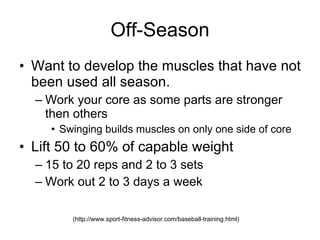 Off-Season Developing Muscle 