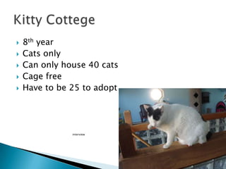 SPCAStarted by Colonel M. Richards MuckleHe fought for a change 	A law-enforcement society sanctioned by the state governmentJune 21, 1867 PA Society for the Prevention of Cruelty to Animals was organized 