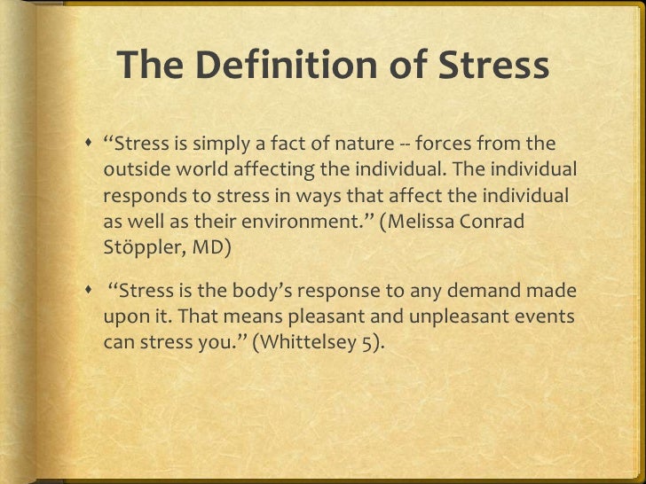 stress thesis stress thesis