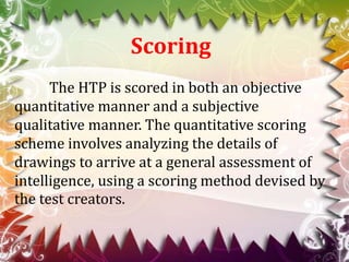 H-T-P (House Tree Person) | PPTX