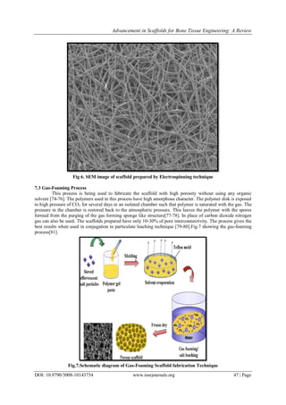 Advancement in Scaffolds for Bone Tissue Engineering: A Review | PDF