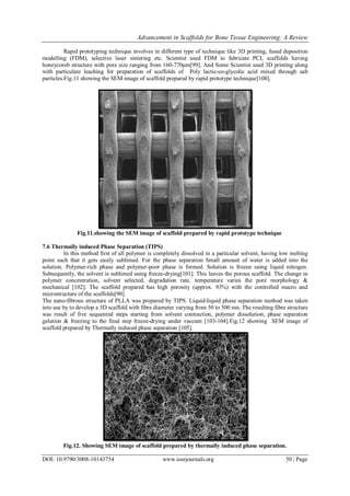 Advancement in Scaffolds for Bone Tissue Engineering: A Review | PDF