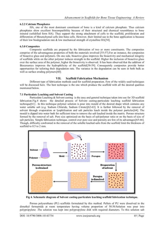 Advancement in Scaffolds for Bone Tissue Engineering: A Review | PDF