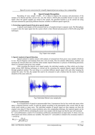 Speech to text conversion for visually impaired person using µ law ...