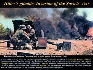 The History of the Second World War - WW II | PPSX