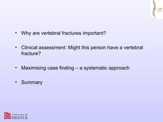Osteoporosis 2016 | Fracture Risk Assessment: Vertebral fractures: Dr ...