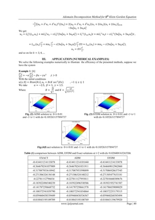 Adomain Decomposition Method for ∅4 Klein Gordon Equation | PDF