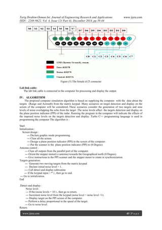 Radar target detection simulation | PDF