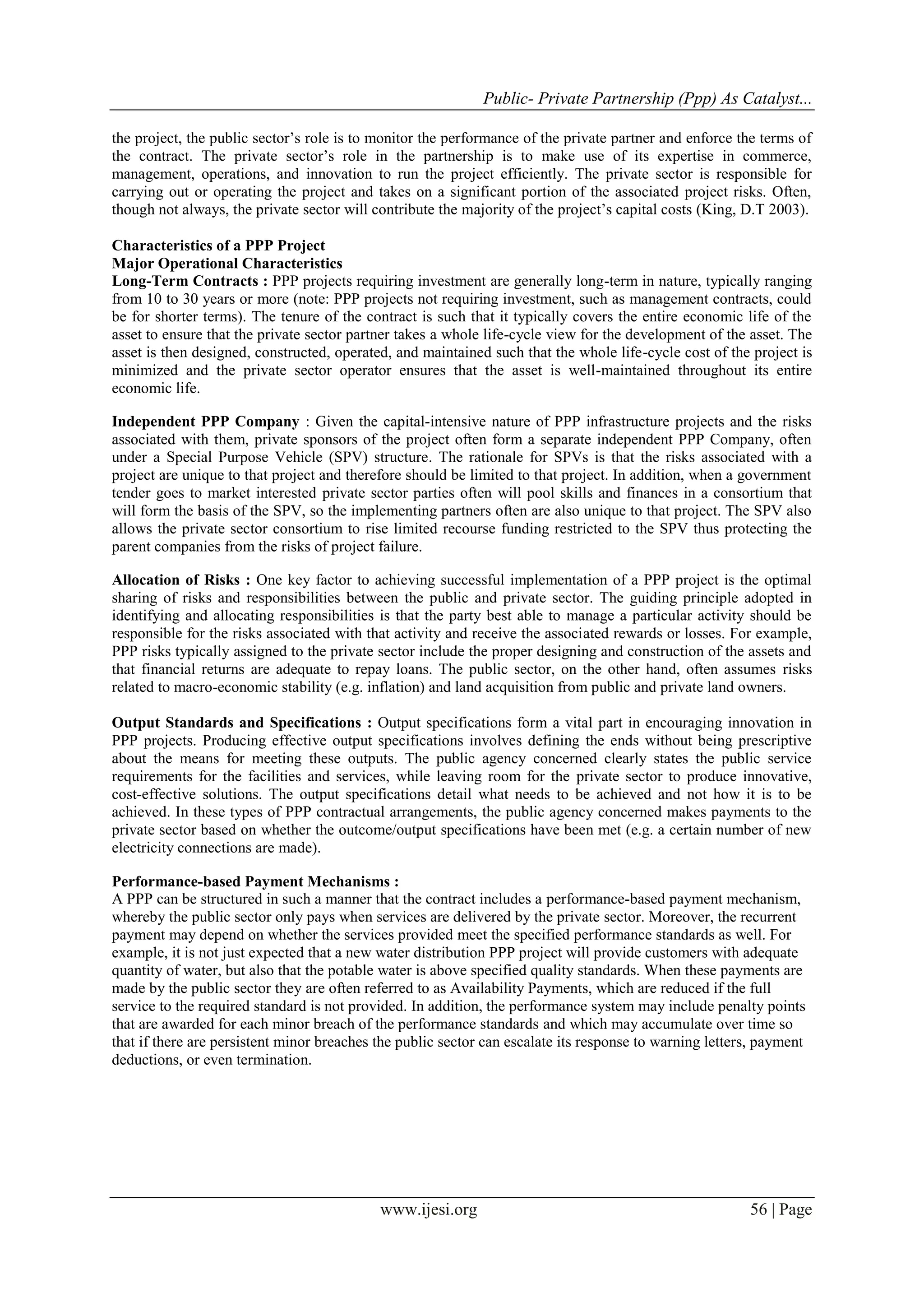 Public- Private Partnership (Ppp) As Catalyst for Sustainable ...