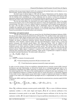 Financial Development and Economic Growth Nexus in Nigeria | PDF
