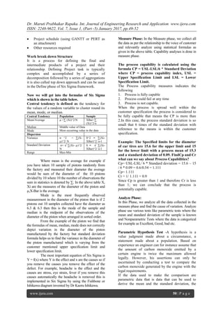 Six Sigma Methods and Formulas for Successful Quality Management | PDF